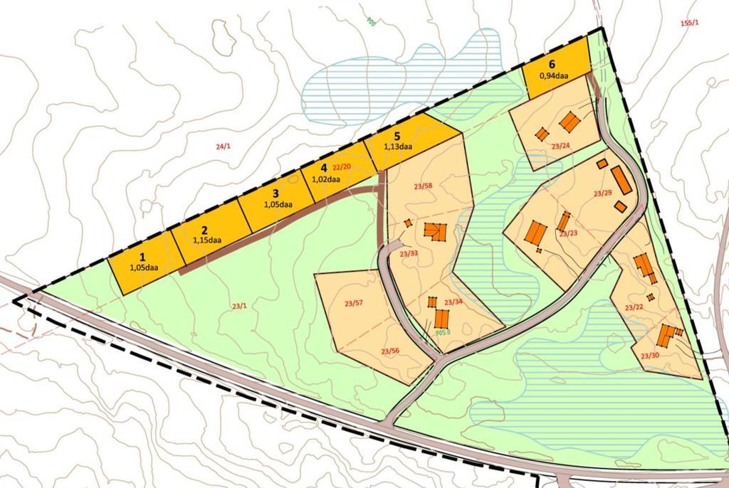 2. BESKRIVELSE AV PLANEN 2.1 Planens formål Planens hovedformål er å legge til rette for fritidsbebyggelse på gnr/ bnr 22/20 som er beliggende på areal avsatt til LNF i kommuneplan.