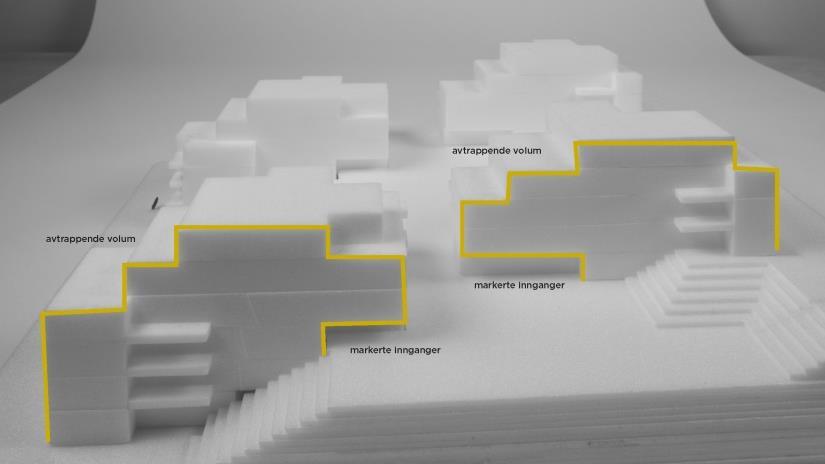 Landås vest (L2) Plussboligene (L2) Plussboligene foreslås som 15 boligblokker med til sammen 184 leiligheter.