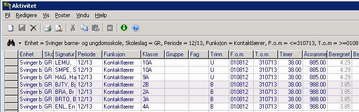 lærerens stillingsprosent 11.