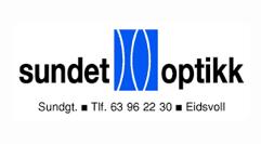 Sundet Optikk Sundgata 5, 2080 Eidsvoll. Telefon: 63 96 22 30 Link: Sundet Optikk, Eidsvoll Det gis 15% rabatt på innfatning ved kjøp av komplett brille.