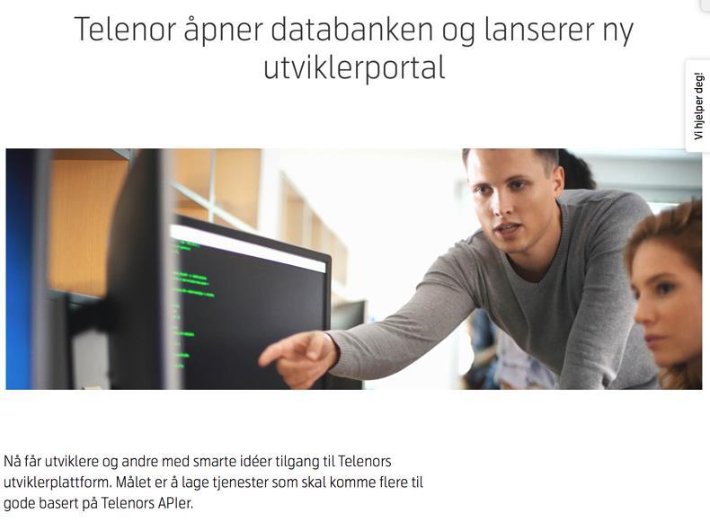 Teknologi Hva med nettskybaserte teknologier og API-er?