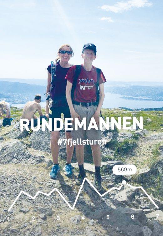 For Jon-Eirik har det blitt en fast tradisjon å gå 7-fjellsturen, og med på turen var som vanlig Miriam Køppen og Jan Kato Olsen. Til tross for rekordvarme, hele 28 (!