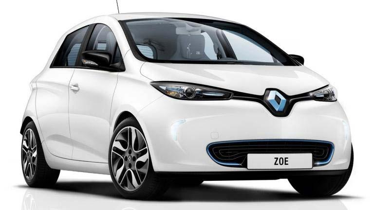 Renault Zoe R90 Z.E. 40 2017 - Lading AC Type 2 32A 3-faslanding (22kW) DC Har ikke DC hurtiglading Rekkevidde (elbil.