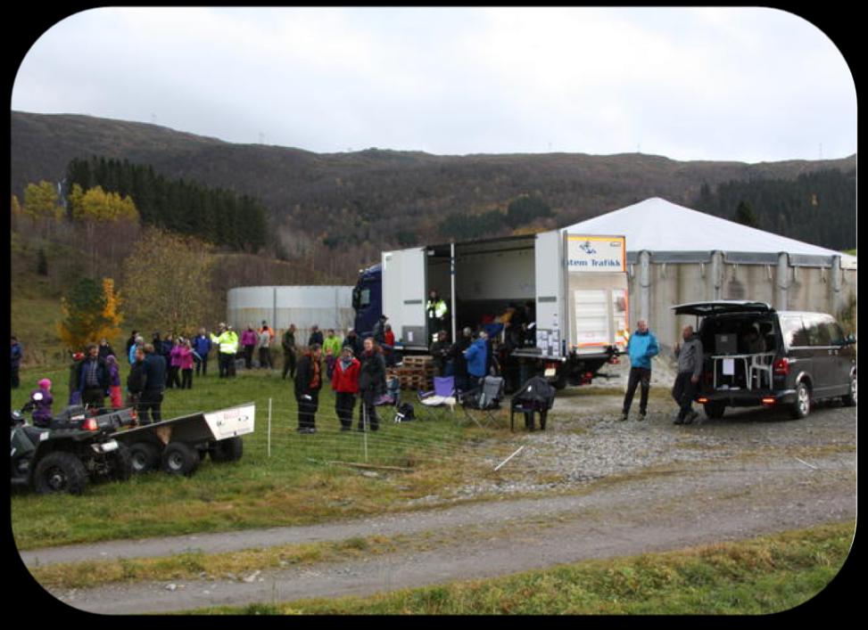 Bane og grinder frå Skaret, grinder Osterøy sankelag + 3-veis deler og grinder Audun. Bana tung og krevjande. Sauen fungerte godt når den vart behandla fint.