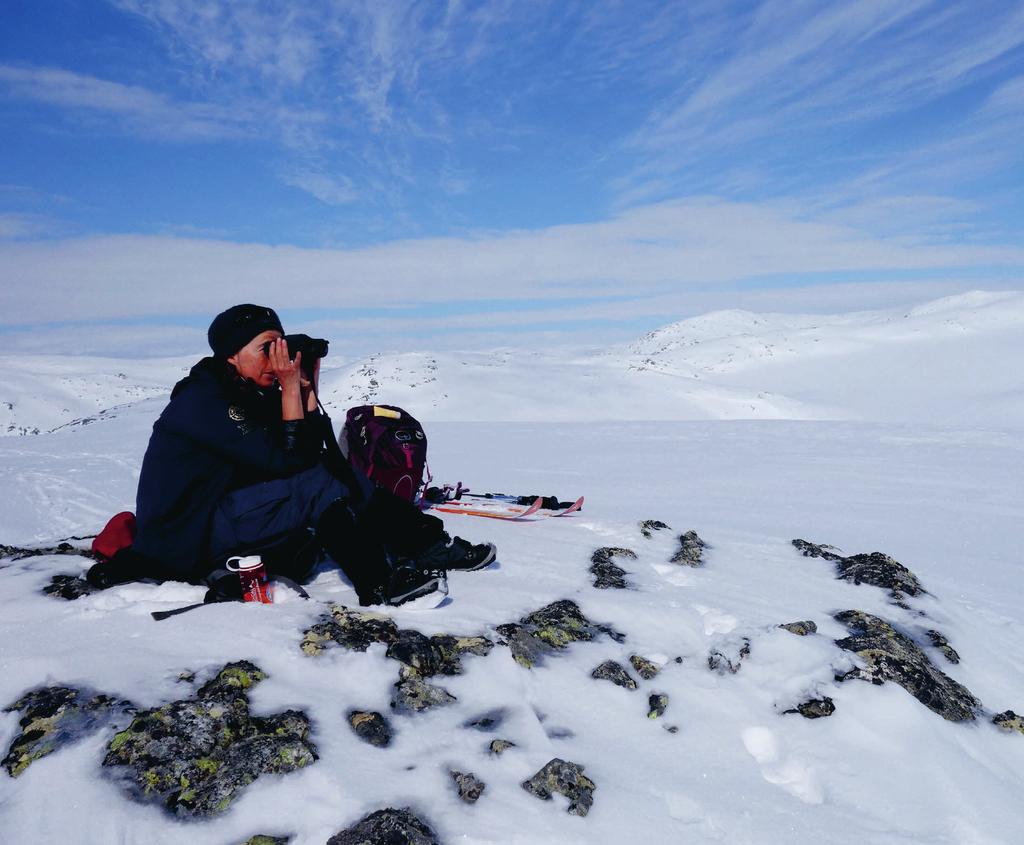 Statens naturoppsyn på oppsyn ved Spørteggbreen, Breheimen