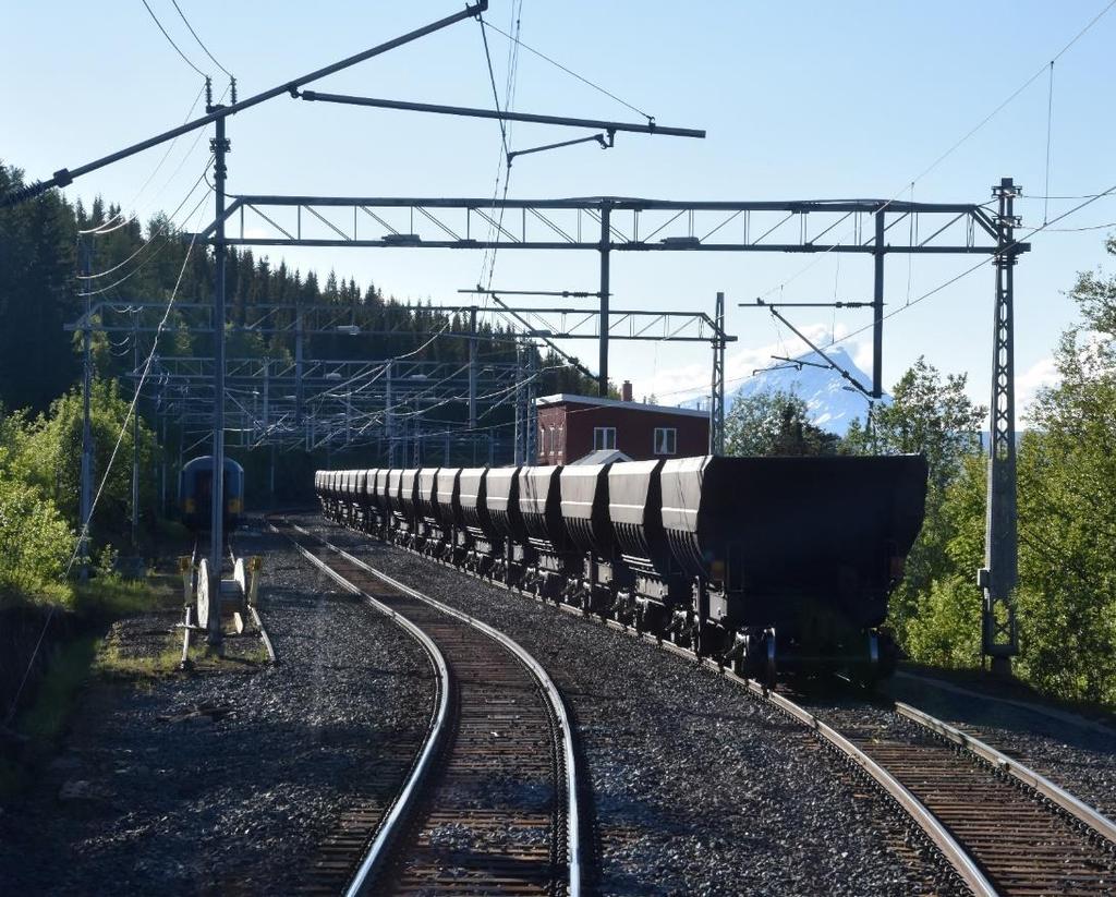 Godspakke for Ofotbanen anbefalte tiltak ERTMS for Ofotbanen utsettes til 2027.