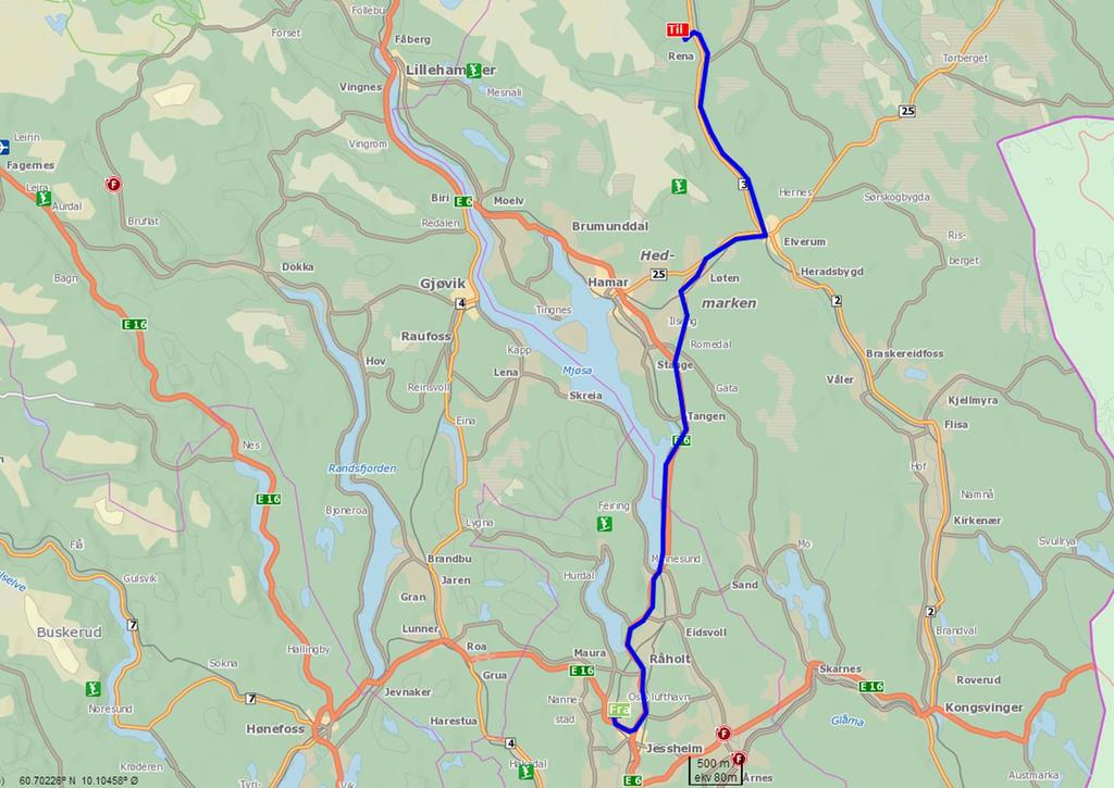 KORT REISE *Ny veg under bygging *Samme reisetid som Sjusjøen *25-35 min raskere enn Trysilfjellet, Furutangen og Kvitfjell