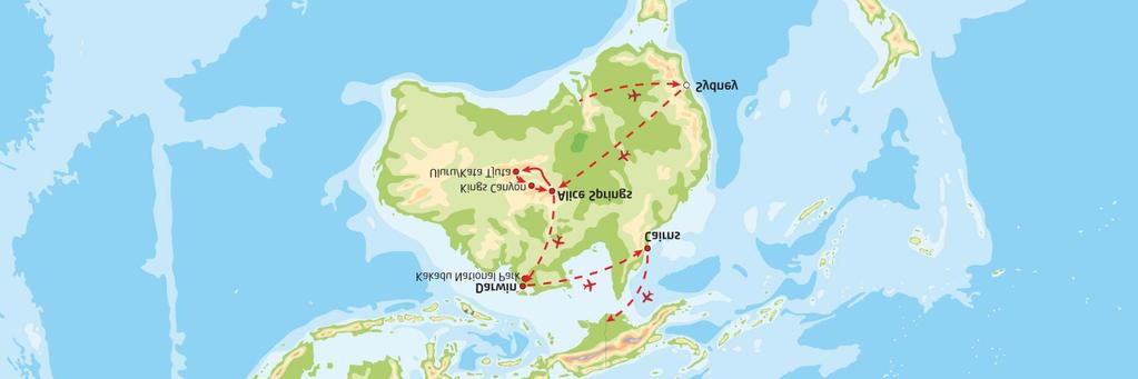 Dagsprogram Dag 1: Avreise fra Norge Avreise fra Oslo/Stavanger/Bergen via London/Frankfurt og Hong Kong til Sydney.