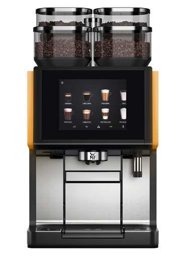 HELAUTOMATISKE KAFFEMASKINER WMF 9000S En helautomatisk kaffemaskin for alle tenkelige varme drikker! Kaffe, espresso, cappuccino, latte, te, sjokolade osv.