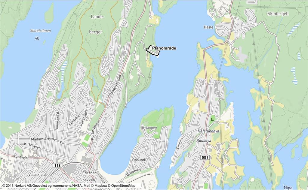 PLANINITIATIV for reguleringssak: Utvidelse av Baterød vannverk Dette dokumentet skal synliggjøre viktige hensyn som skal ivaretas gjennom planlegging etter plan- og bygningsloven.