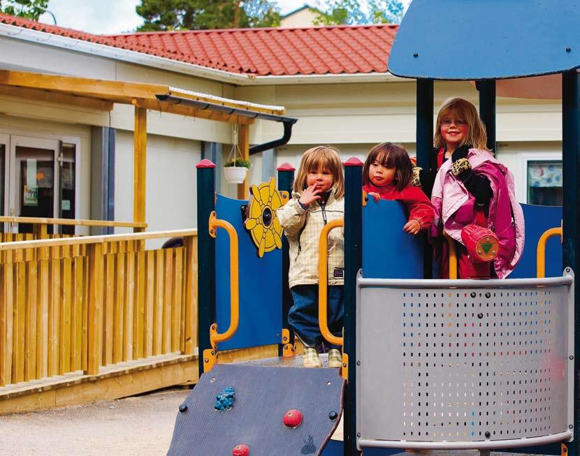 Kvalitet som gir trygghet Årskullenes størrelse varierer og ofte er utleiemoduler den ideelle løsningen når plassbehovet i barnehagesektoren ender seg.