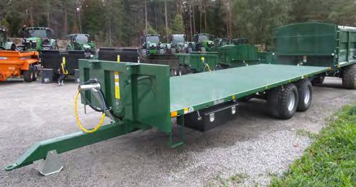 000,- Pris avbildet henger: 120.000,- Bailey 12T Flathenger Nyttelast 12 500kg. Planstr.: 840x250cm. Glatt eller dørkplate.