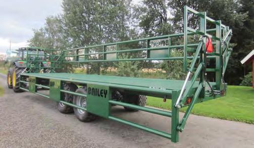 Nyttelast 14 500kg. Planstr.: 930x250cm. Glatt eller dørkplate. Fjærende aksler. Ledlys og verktøykasse. Granning high speed aksler 10 bolt 420x180 bremser.