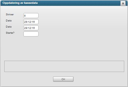 Page 17 of 17 Vareendringer på varekortet i BD00 som overføres til Silent Touch kasse via BD10UT er som følgende: Bongtekst Varenavn1 Varenavn2 MVA-type Varetype Varegruppe Leverandørnr Sesong