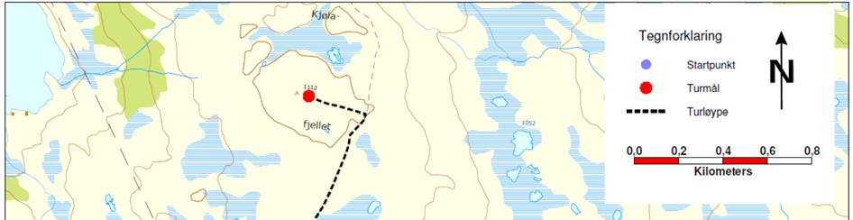 12. Info om Kjølafjellet (1112moh) ved Mellane Kjør