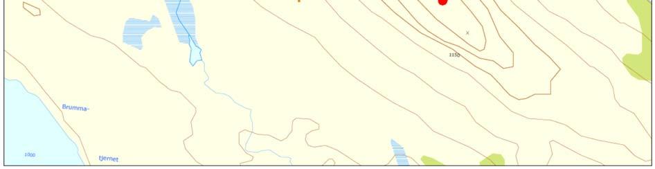 Ta av til høgre mot Brummastølen, og køyr 2 km til