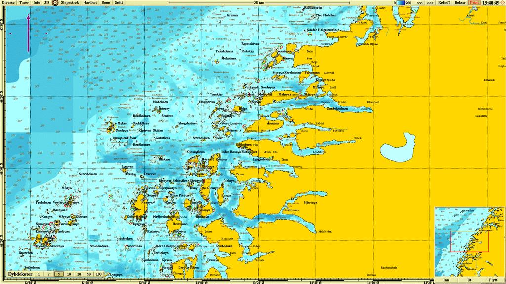 Bakgrunn: Det er utført havbunnskartlegging ved Håvær i Rødøy kommune (se figur 1) og vi oversender som avtalt prosesserte bunndata som beskriver vanndybde, bunntype og topografi fra det aktuelle