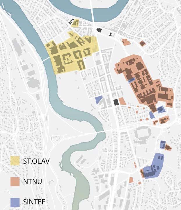 NTNU og SINTEF på campus NTNU og SINTEF deler mange arealer på campus Deling av forskningsinfrastruktur Samlokalisering og