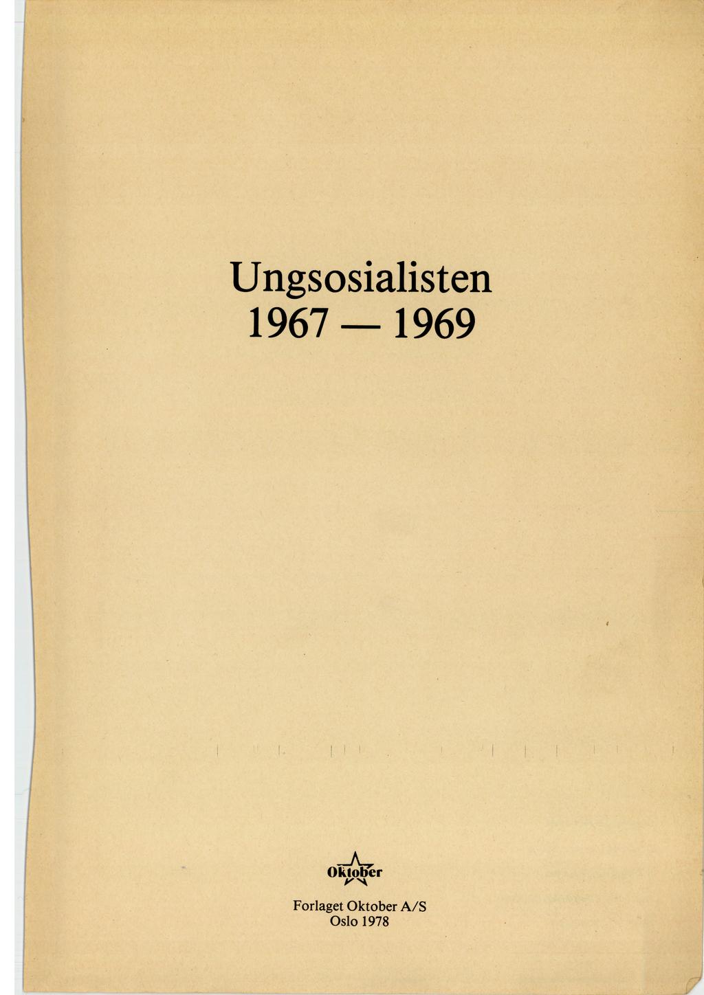 Ungsosialisten 1967 1969.