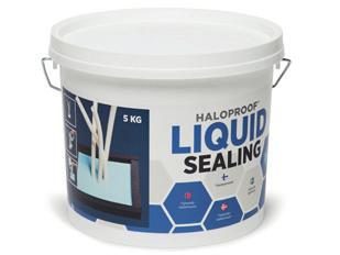 Haloproof Liquid Sealing. Selvutjevnende tettemasse til bruk rundt rør gjennomføringer i klynge.