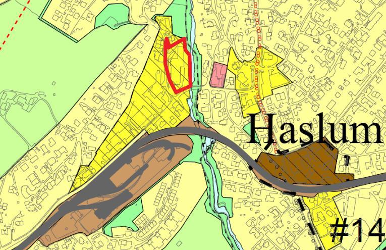 Haslum er definert som et lokalsenter, og vi ønsker å ta utgangspunkt i at fremtidig boligbebyggelse i Neslia 1 vil gi et økt og mer variert boligtilskudd til innbyggere og brukere med tilhørighet
