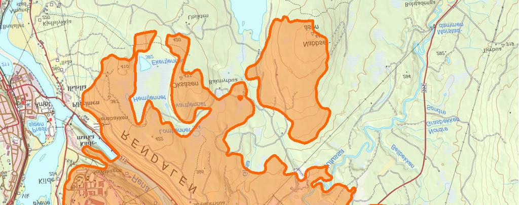 kommune MO Østlandet ± 1:50 000 1:50 000