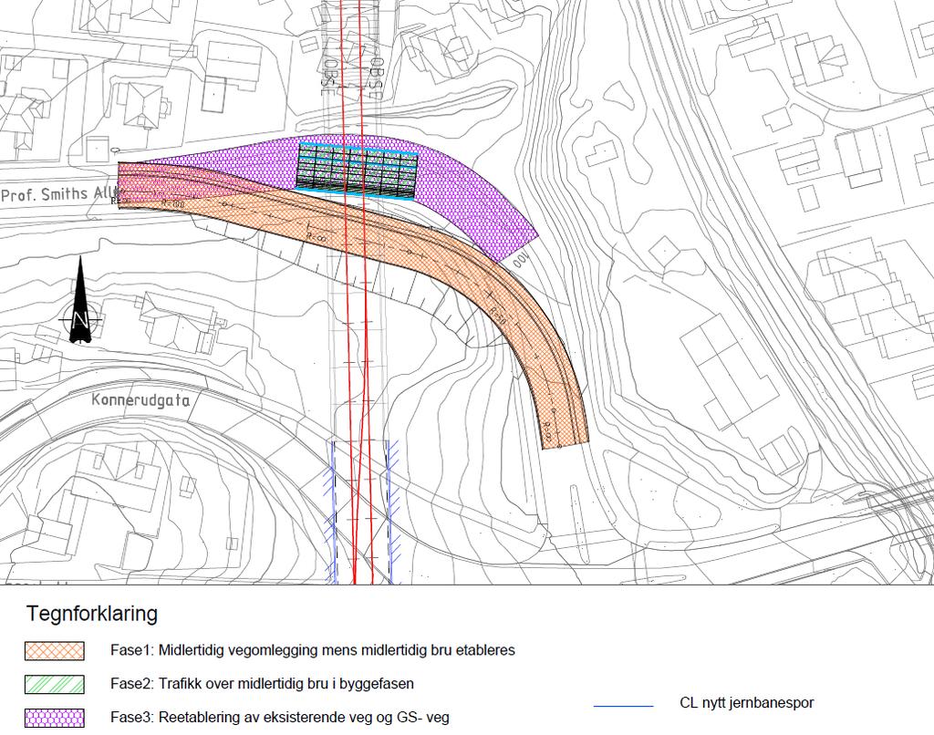 32 av 51 anleggsområdet/anleggsveien vil gjerdes inn slik at det vil være trygt å oppholde seg her.