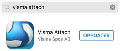 Applikasjon for smarttelefoner og nettbrett Applikasjonen «Visma Attach» som er tilgjengelig i Apple app-store og Google Play, kan brukes til å ta bilde av kvittering slik at den automatisk blir