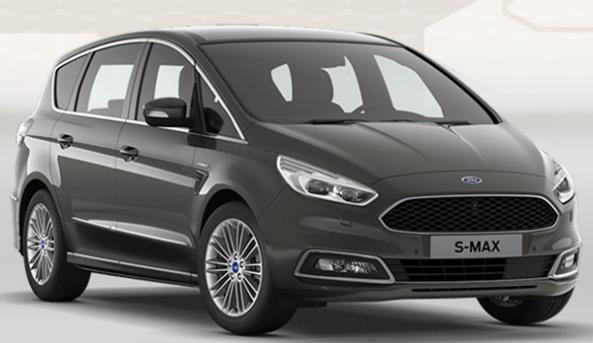 *Miljøklasse referer til CO2 utslipp ihht tabell NYE FORD MAX Gir HK l/mil CO2** Miljøklasse* Nox** Bilpris Avgift Veil. pris Titanium 2,0 EcoBlue 8trinns automat 190 0.