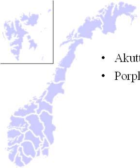 Nyere studier viser at kun 1 av 100 som er genetisk disponert får utløst sykdommen i form av akutte anfall (screening av deler av befolkningen for gener som kan gi akutt porfyrisykdom både i USA og