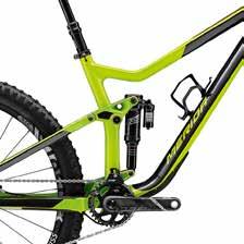 angles and a low centre of gravity, delivering an aggressive enduro geometry.