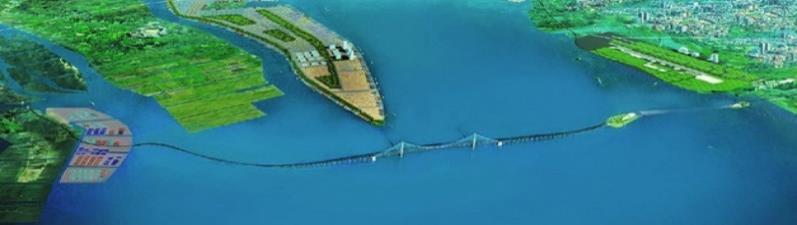 Atlantic bridge - Panama Channel (Panama) - Skråkabelbru med to tårn og