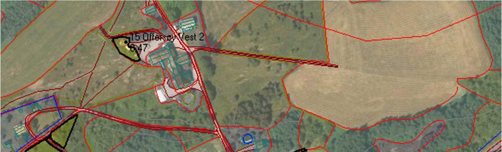 OFFERSØY Lokalitet 14 Offersøy Vest 1, gnr 85/9 og 89/47. Ca 2,6 daa. Brakkområder ved bolighus og fritidshus. Vegetasjonen domineres av høgvokste gras og urter samt noe kratt og skog.