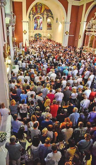 hodočasničke zajednice, čiji su pjevači, čitači, ministranti i barjaktari doprinosili ljepoti svakog misnog slavlja.