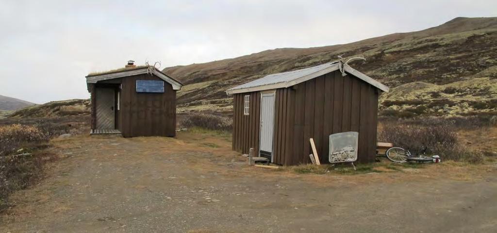 Hytta har i tillegg fått en hems (lagringshems?) som det også ikke ble opplyst om i søknaden til Dovrefjell nasjonalparkstyre. Bilde 10.