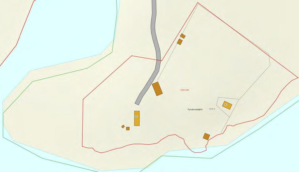Kart 2: Kart over Furuhovdsetra.