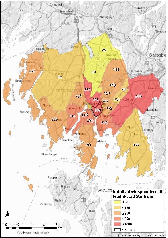 SF4ØST1 Applied Autonomy AS Revisjon: - Sluttrapport - Mulighetsstudie Fredrikstad og Sarpsborg Tiltak: 1. Gateparkeringen må reduseres ved en utprøving av selvkjørende minibuss.