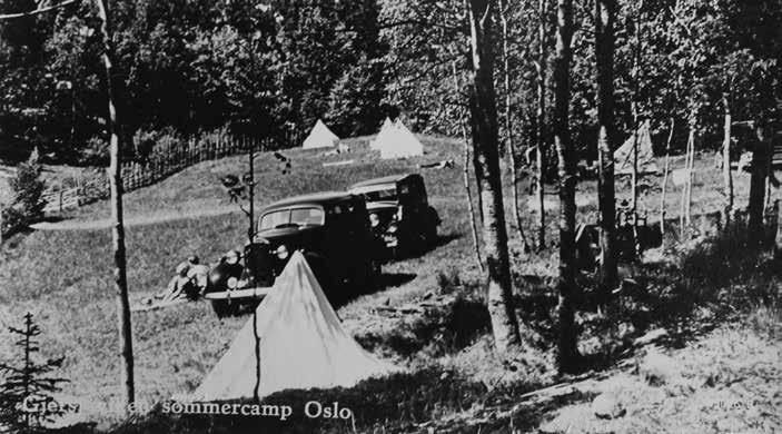 Oslo-telefon 89916. Campingens gjester kunne, mot å oppgi navn og teltplass til leirens kontor, tilsies ved oppringning utenfra.