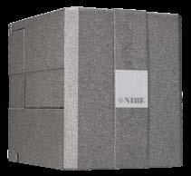 SPLIT-boks for AMS 10 Inverter NIBE Hydroboks HBS 05 Hydroboks NIBE HBS 05 Utedelen NIBE AMS 10 tilkobles hydroboksen NIBE HBS 05, som plasseres innendørs.