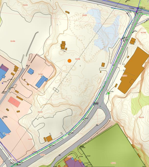 Figur 3: Eksisterende vann- spillvanns og