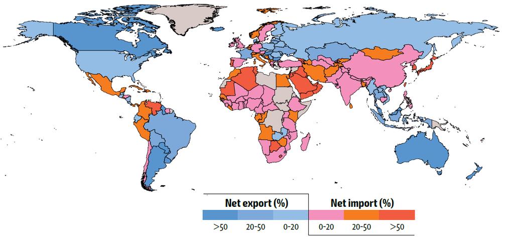 Andel import i innenlands matkonsum på