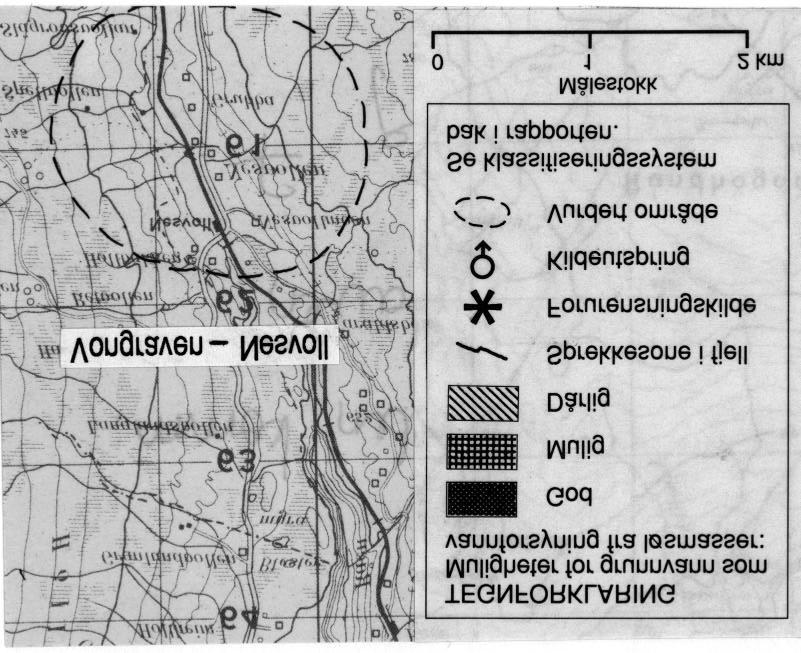 VONGRAVEN-NESVOLD Oppgjeve vassbehov for området er 0,3 l/s. Langs elva ved Nesvold er det ein del elveavsetningar (fig. 7). Desse er ikkje avmerkt som eigne avsetningar.