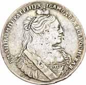 1143 Anna, rubel 1734.