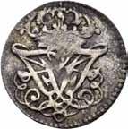 Norske mynter før 1874 481 482 481 8 skilling 1713. S.6 NMD.36 H.6B 1+ 800 482 8 skilling 1727. S.1 NMD.39 H.16 1 1 200 483 8 skilling 1727. S.1 NMD.39 H.16 1 1 200 Denne mynttypen med kongens dobbeltmonogram er en ettårstype.