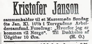 Kristofer Janson og Broderskabets Kirke, 1893-1900 Etableringen av Broderskabets Kirke Hva heter Jansons unitarmenighet?