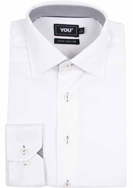 PIACENZA & PADOVA Style 8591/8581 Klassisk business-skjorte til dame og herre. Uttagbare krageoppstivere på begge modeller. Padova i hvit har innvendig kontrastfelt i krage og mansjetter.