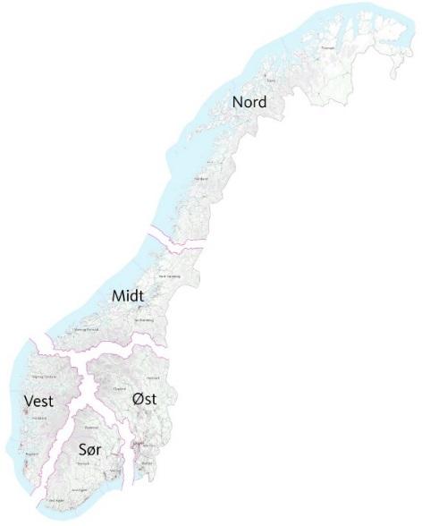 Transportmodeller i regi av Nasjonal transportplan godstransport Regional modelldelområdemodell, reiser<70