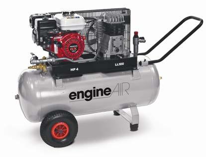 CP Støydempede stempelkompressorer CP EngineAir - mobile kompressorer med bensin- og