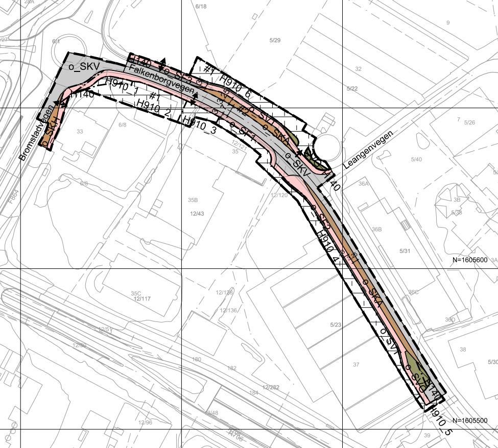 Side 4 mellom oppstillingsplassene og holdeplassen Strindheim 2 vil bli opparbeidet og asfaltert midlertidig ved utbyggingen av oppstillingsplassene.