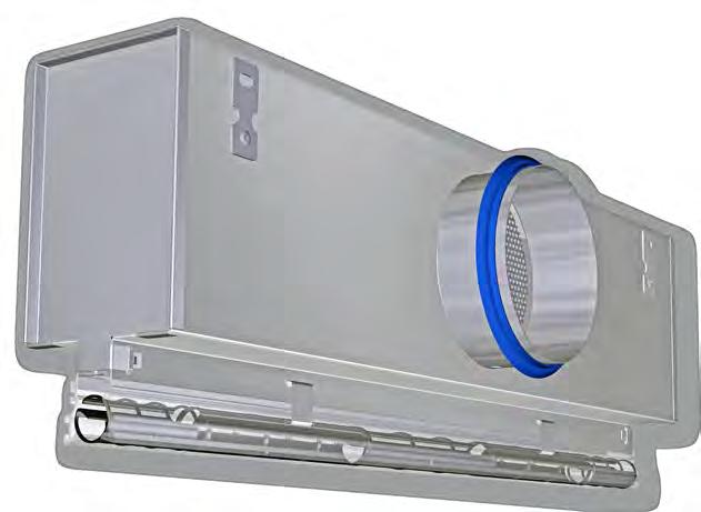 Generell informasjon Funksjon Funksjonsbeskrivelse Spalteventilene fører luften fra ventilasjonsanlegget og inn i roet, enten horisontalt eller vertikalt.